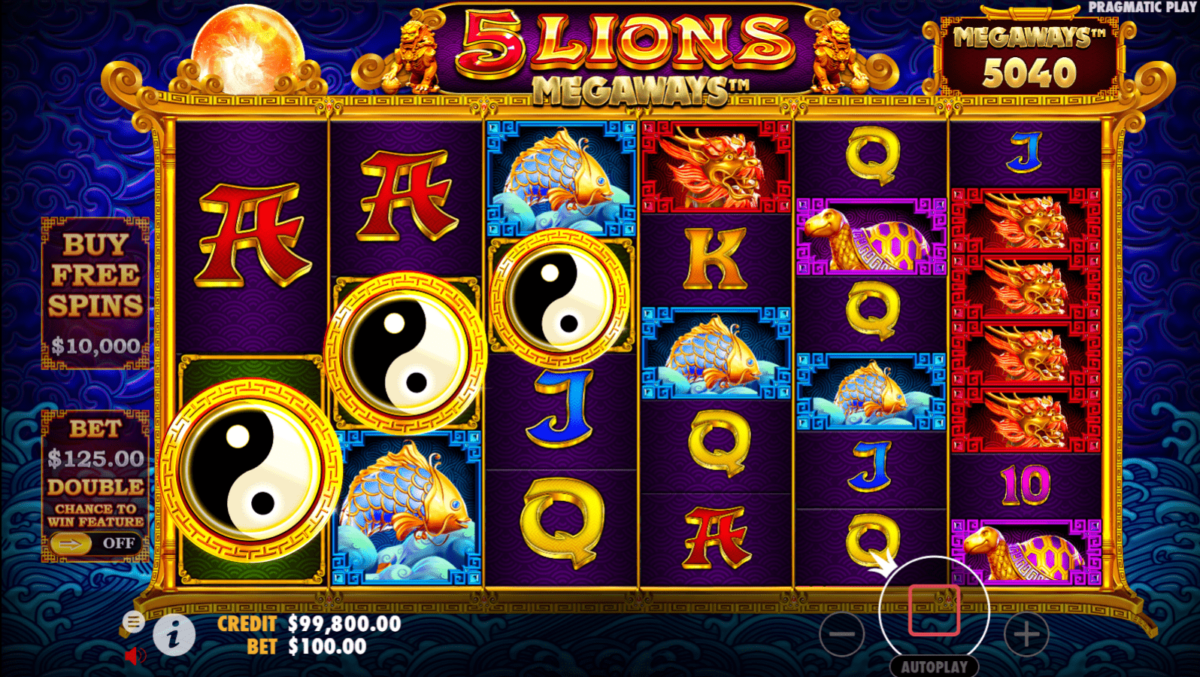 5 Lions Megaways - Pragmatic Play - Mejores Juegos Gratis