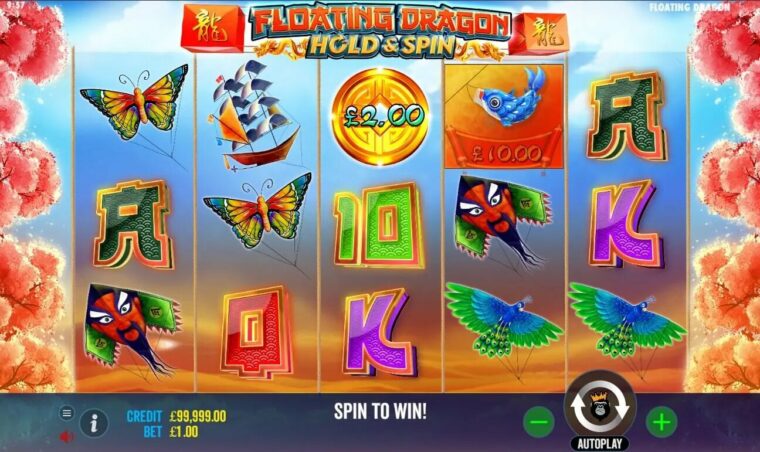 Floating Dragon: Hold & Spin - Pragmatic Play - Las tragamonedas