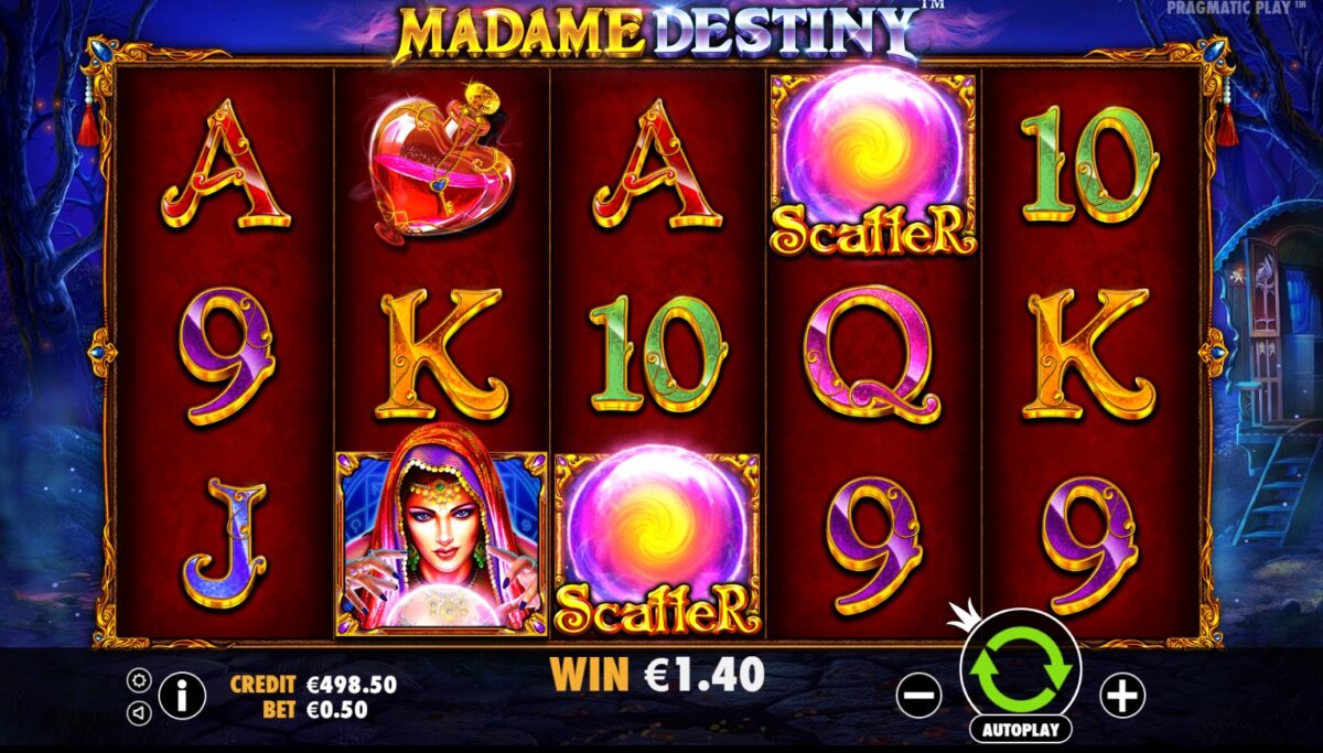 Madame Destiny - Pragmatic Play - Las mejores tragamonedas